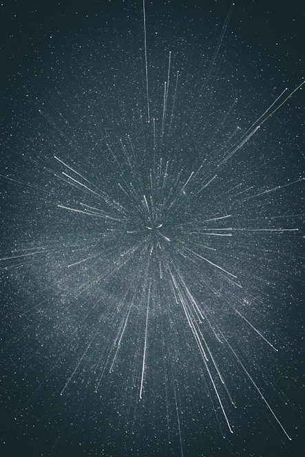 timelapse photography of warped lines