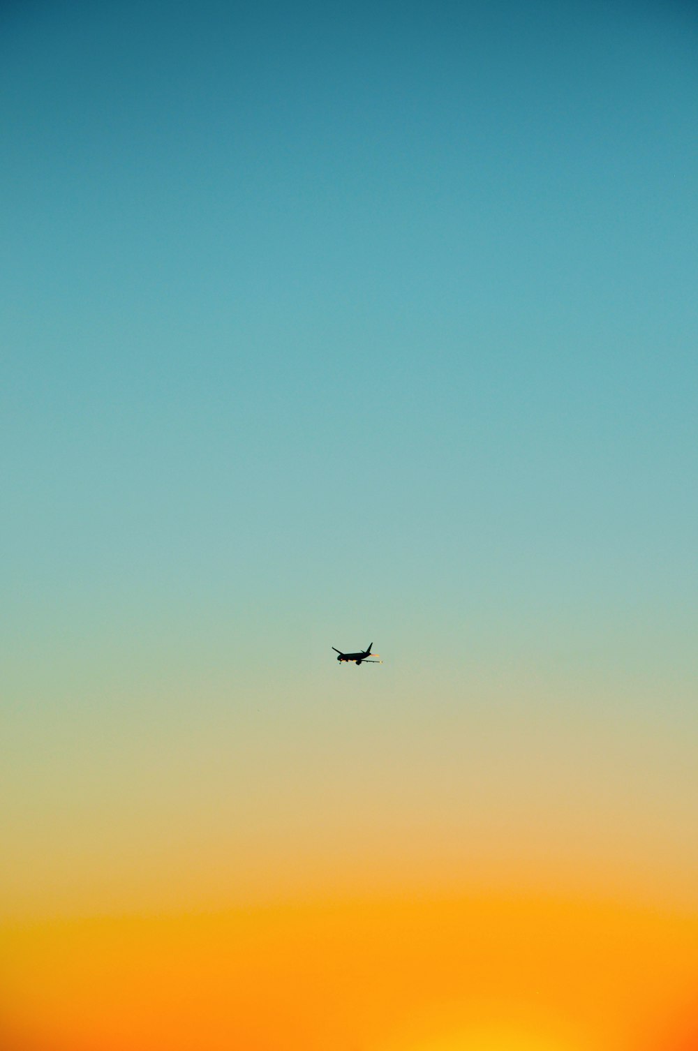 airplane on sky