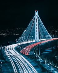 San Francisco bridge during night time