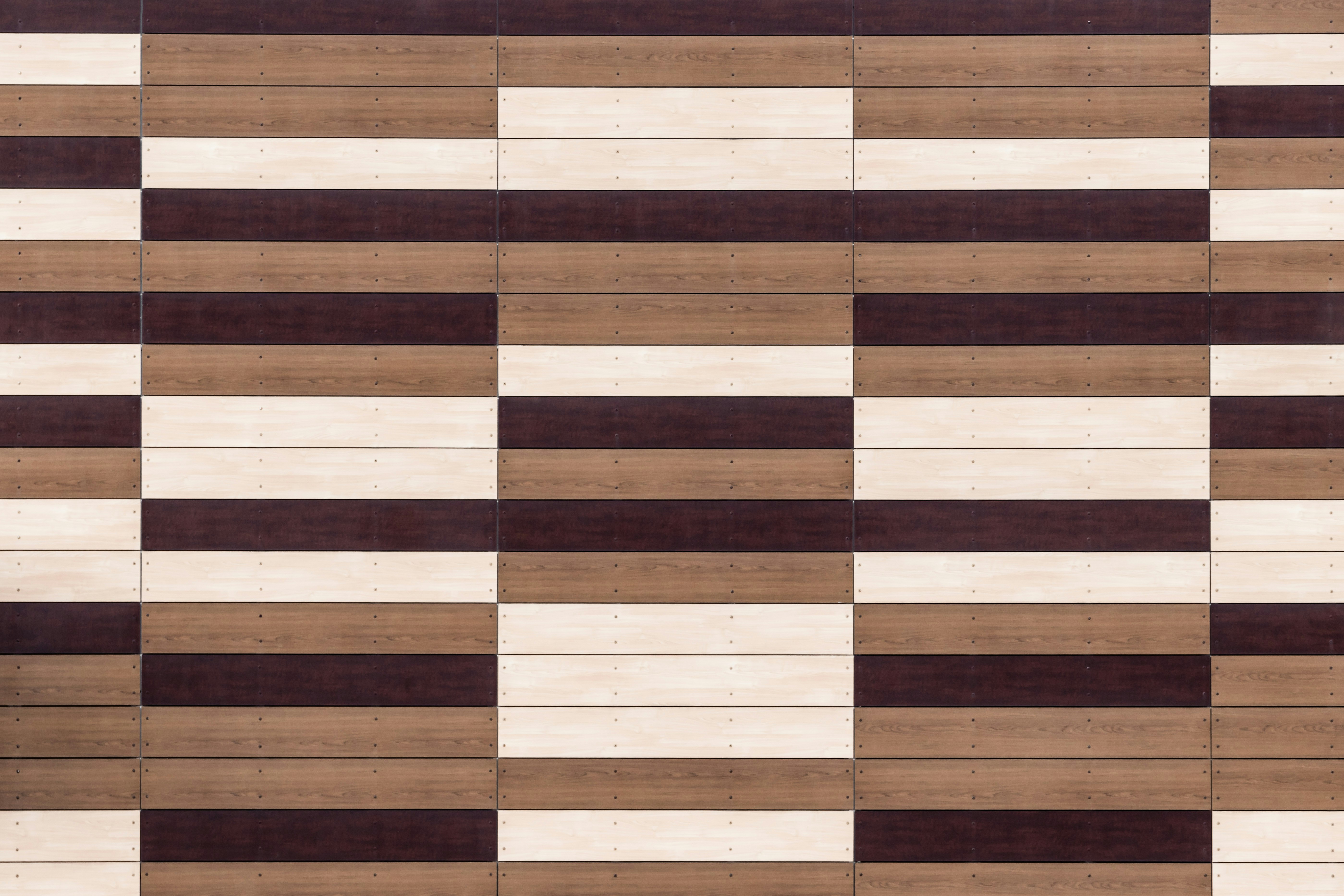 brown and white wooden wall