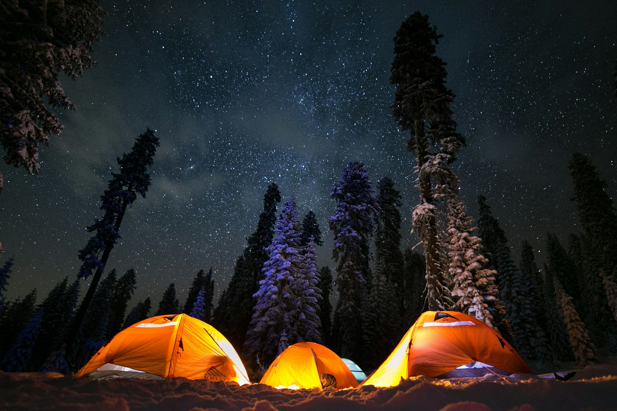 Snow Camping in Sierra National Forest