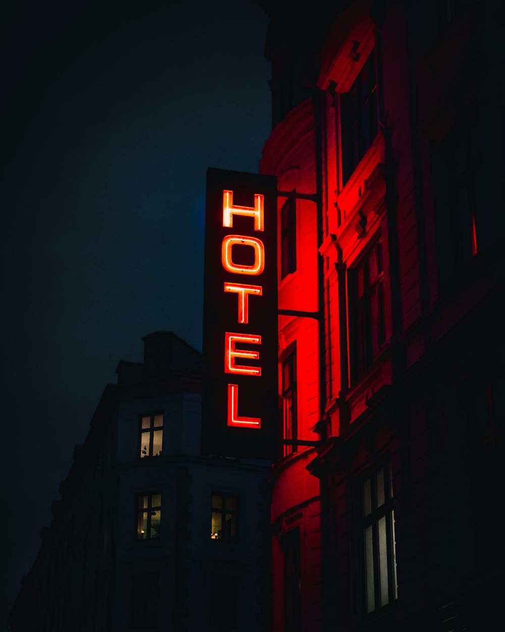 turned-on Hotel LED signage photo – Free Image on Unsplash