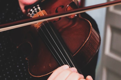 person playing violin violin google meet background