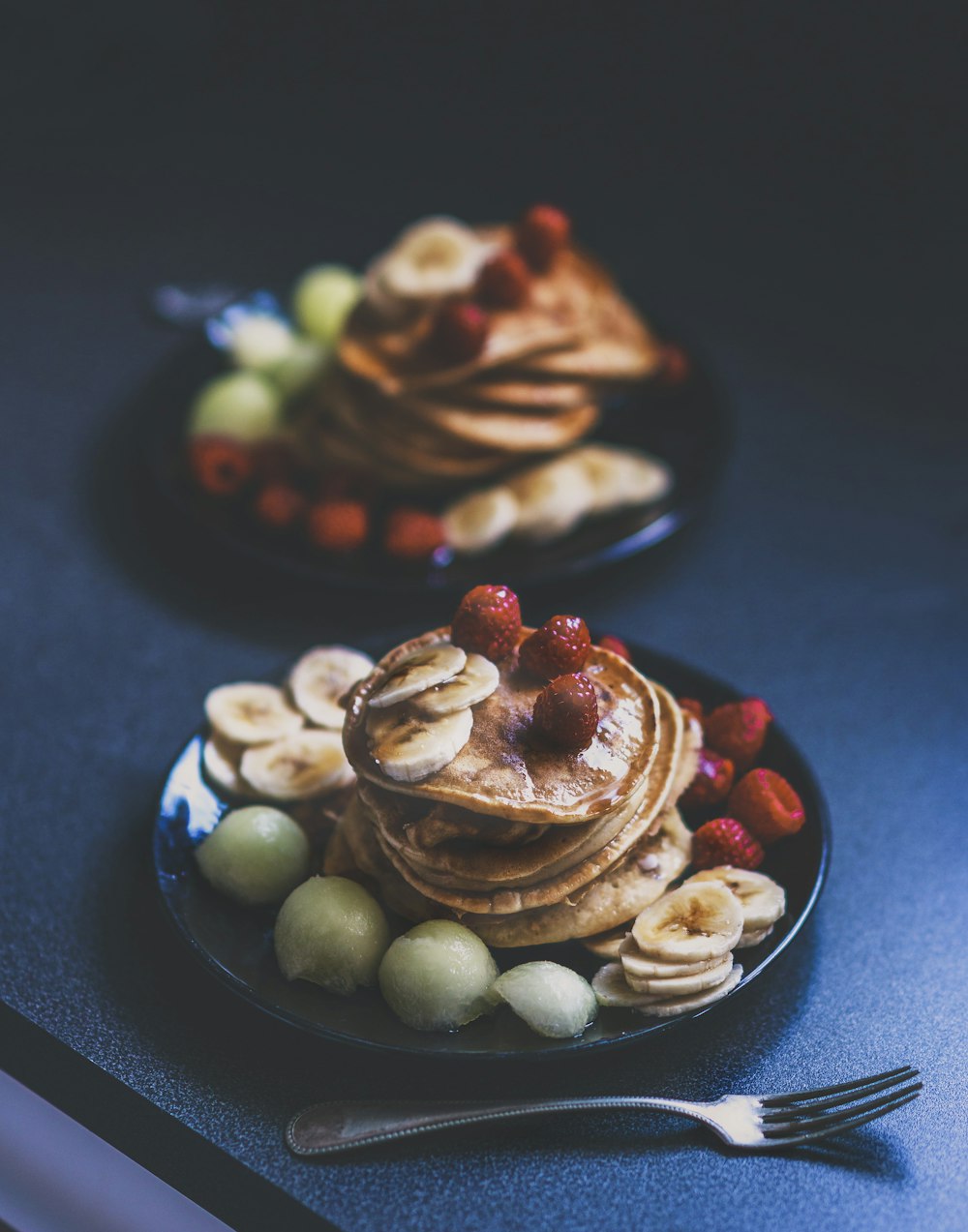 pancake with strawberry toppings