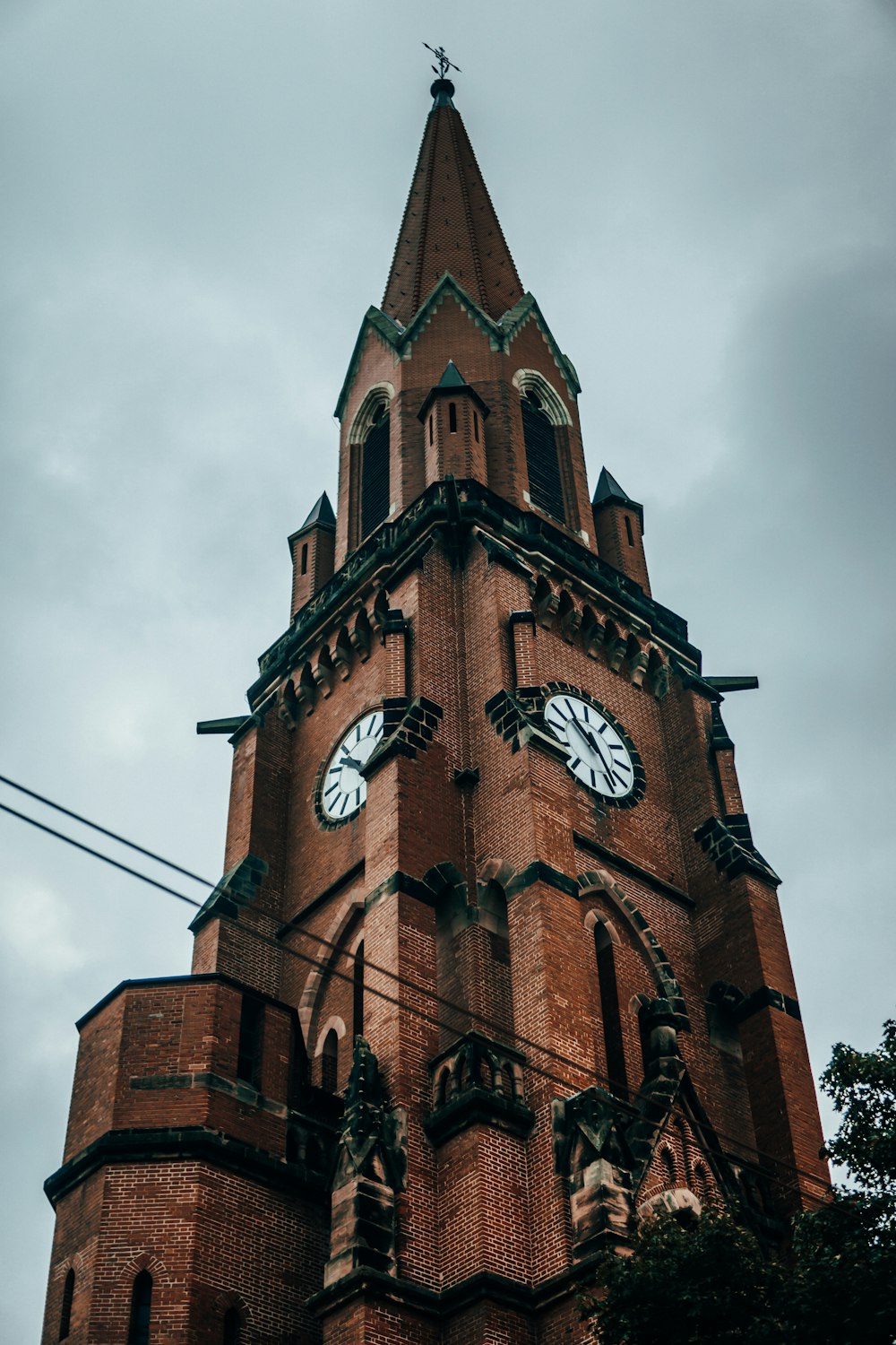 low angle photography of brown concrete church