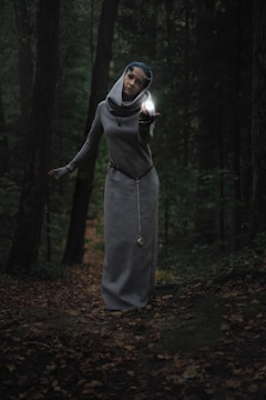 Screenshot of Zaetherfall gameplay showing a character exploring a mystical forest.