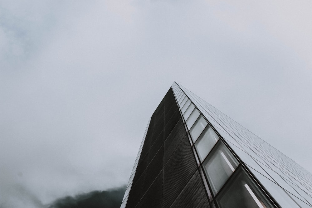 worm's eye view of building