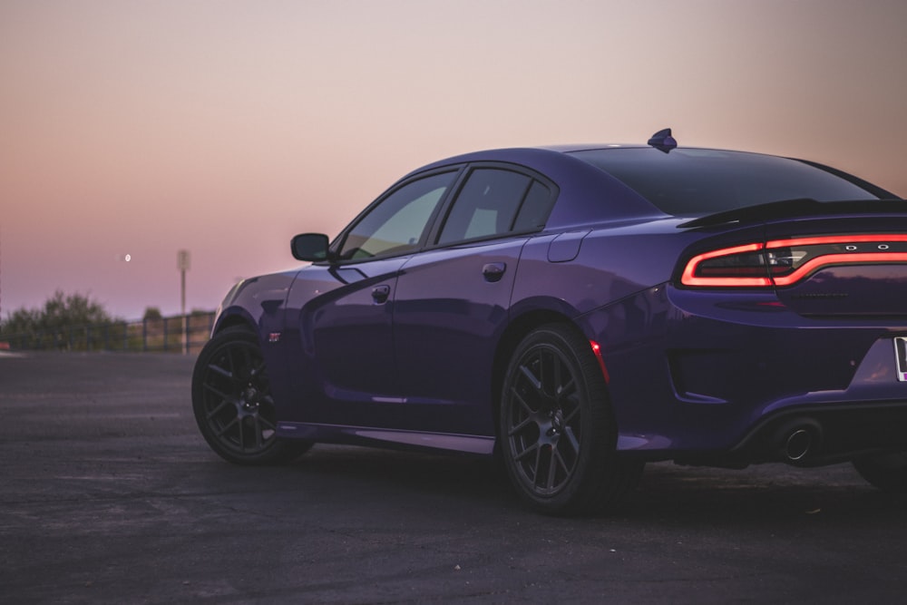 blue Dodge Charger