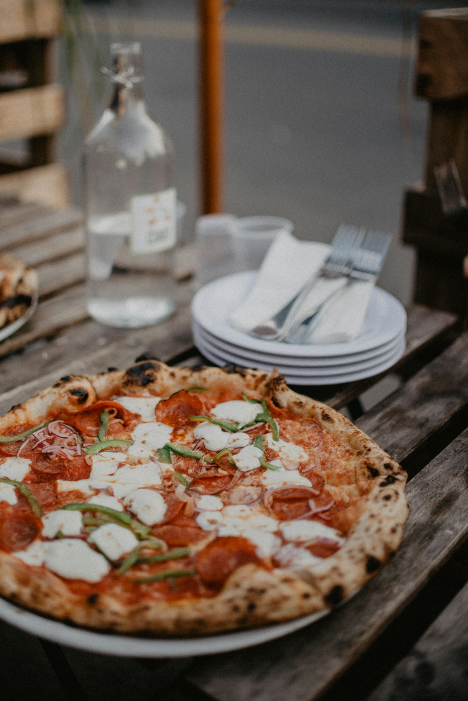 Nikon D800 + Nikon AF-S DX Nikkor 35mm F1.8G sample photo. Pizza with pepperoni on photography