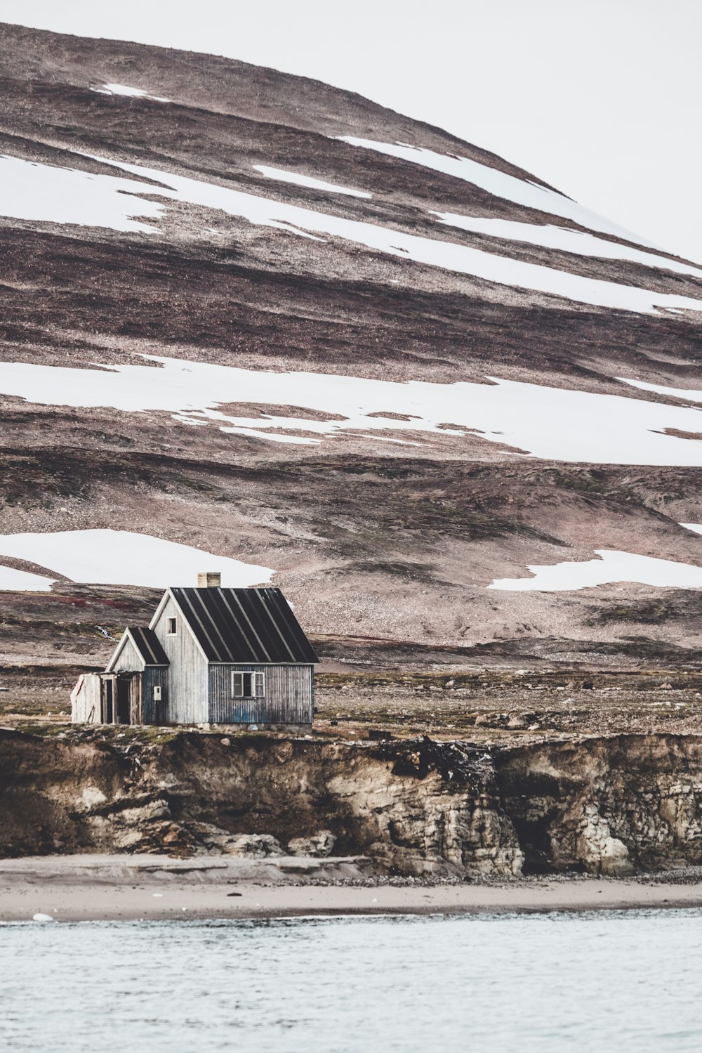 gray wooden house