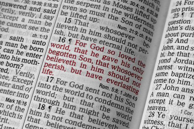 opened Bible