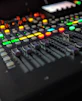 black audio mixer