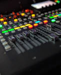 black audio mixer