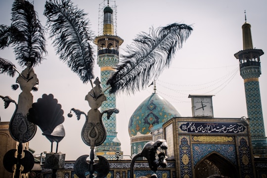 An artistic representation of a game world showcasing rich Arabic aesthetics.