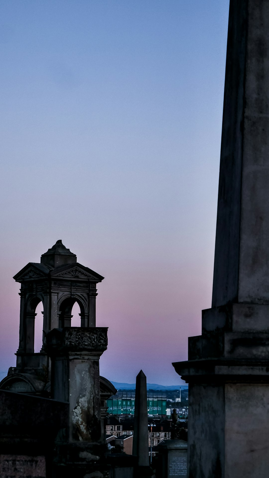 gray concrete tower under gray sky