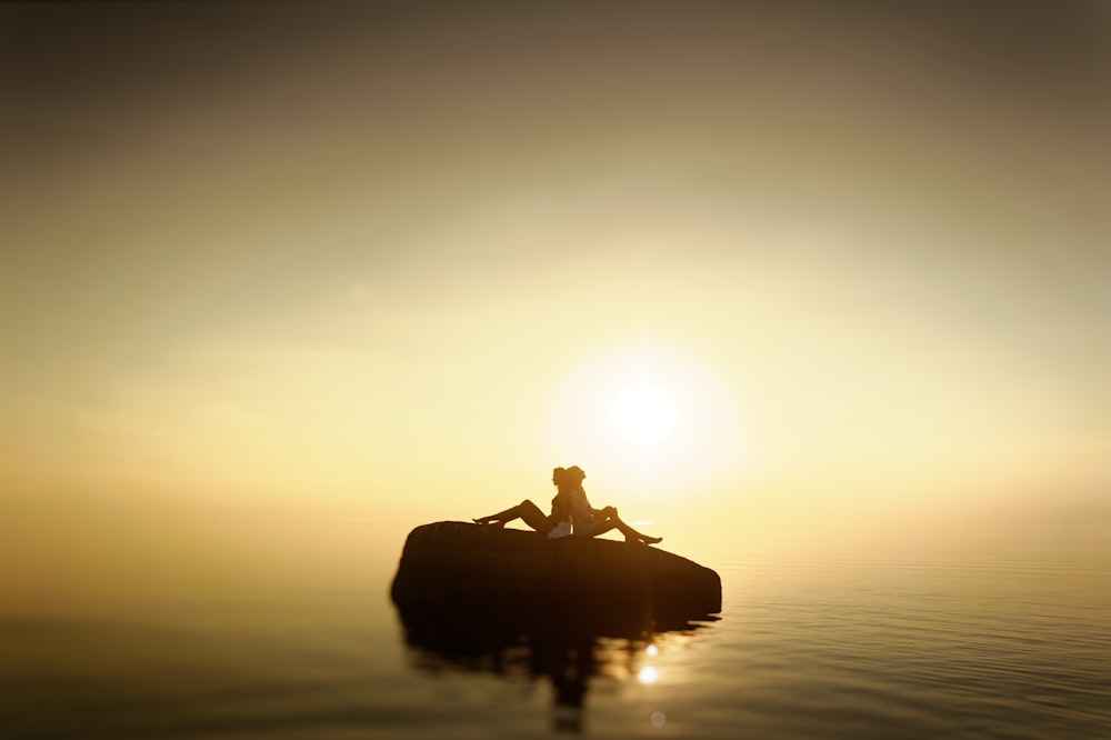 silhouette of people during daytime