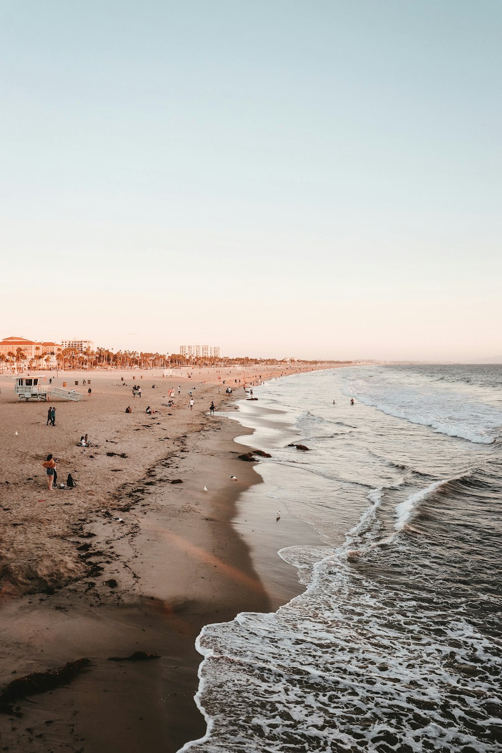 people on seashore near sea at daytime