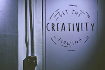 Creativity flowing advertisement