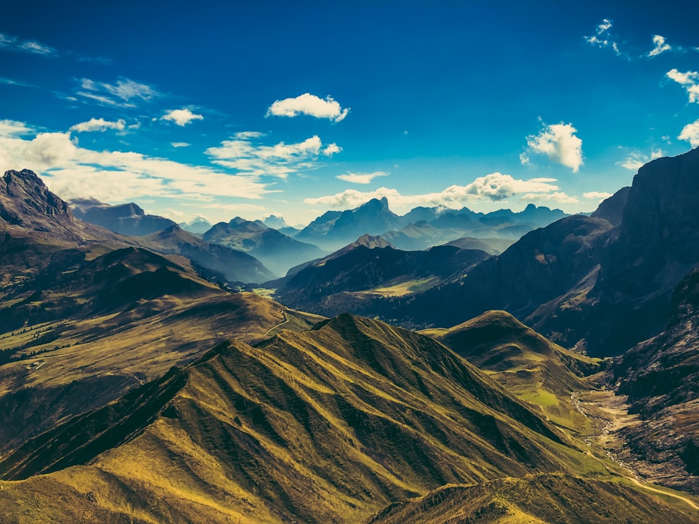 landscape photo of mountains