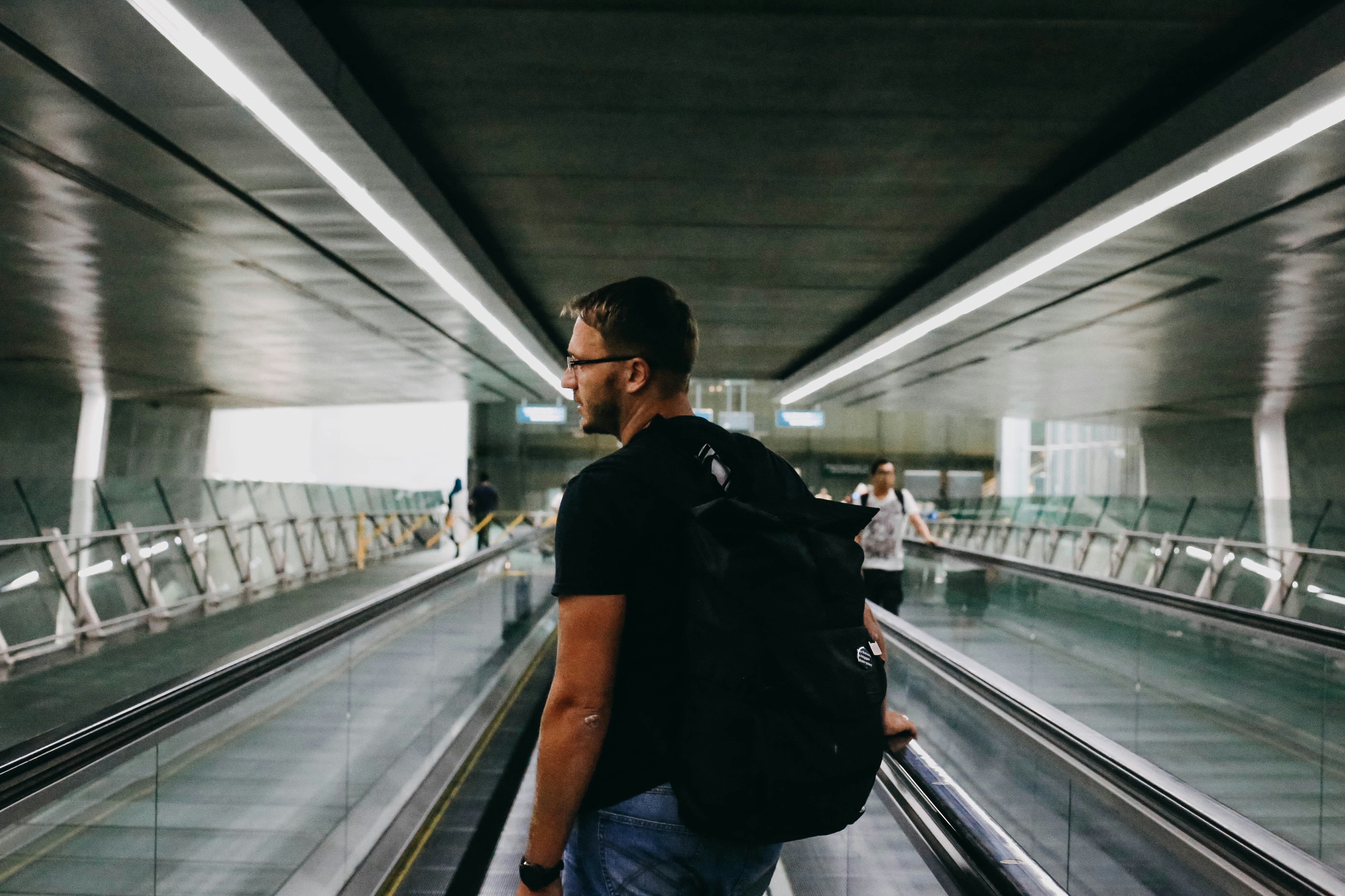 man wearing black backpack, Singapore