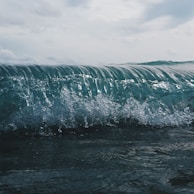Richard Feynman animatedly explaining the principles of wave equations to an attentive audience.