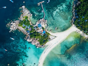 aerial photography of island during daytime