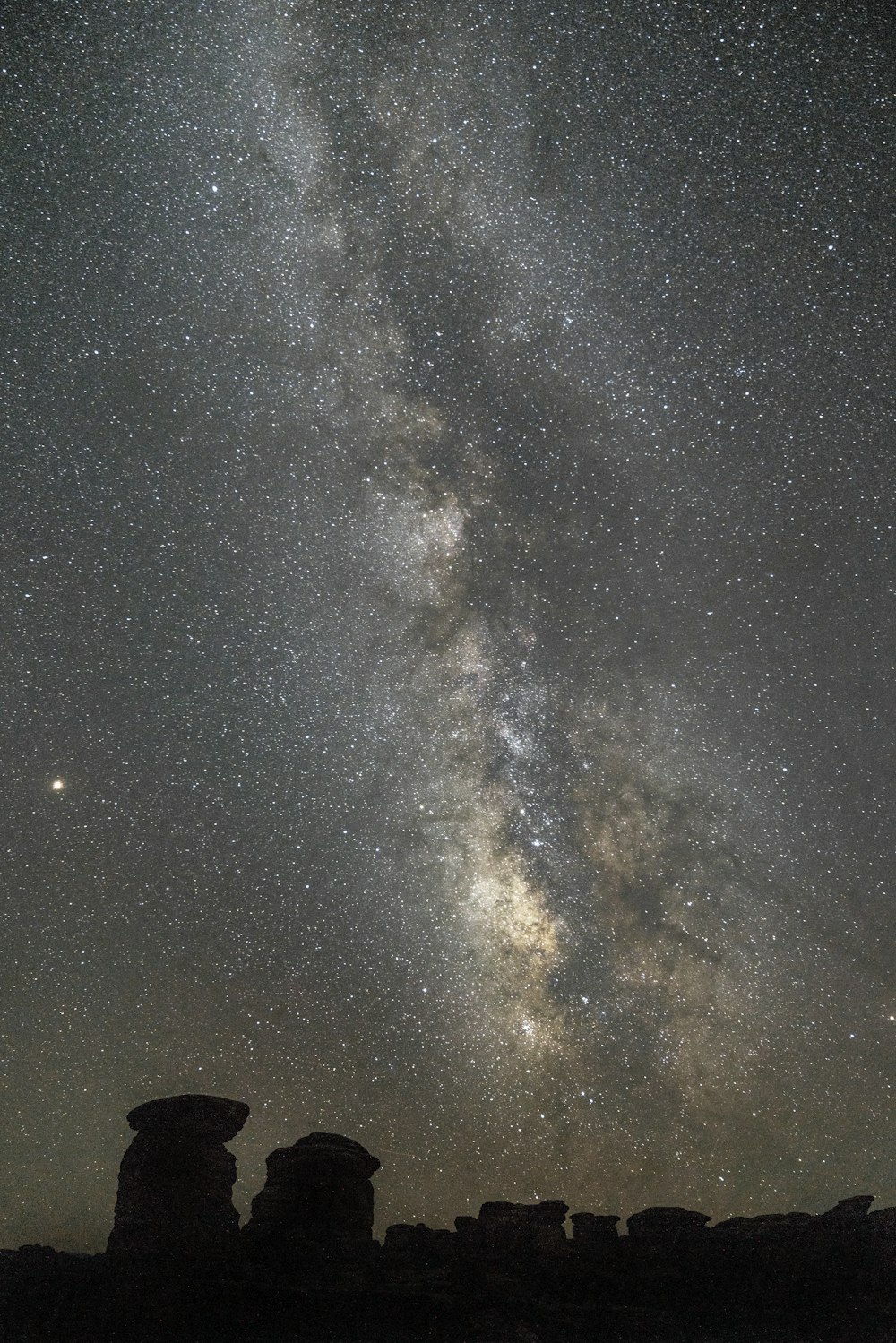 milky way at night