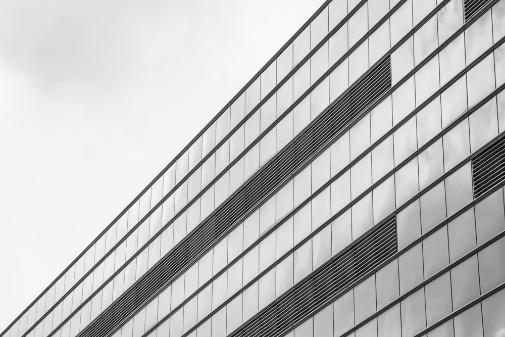 grey glass building