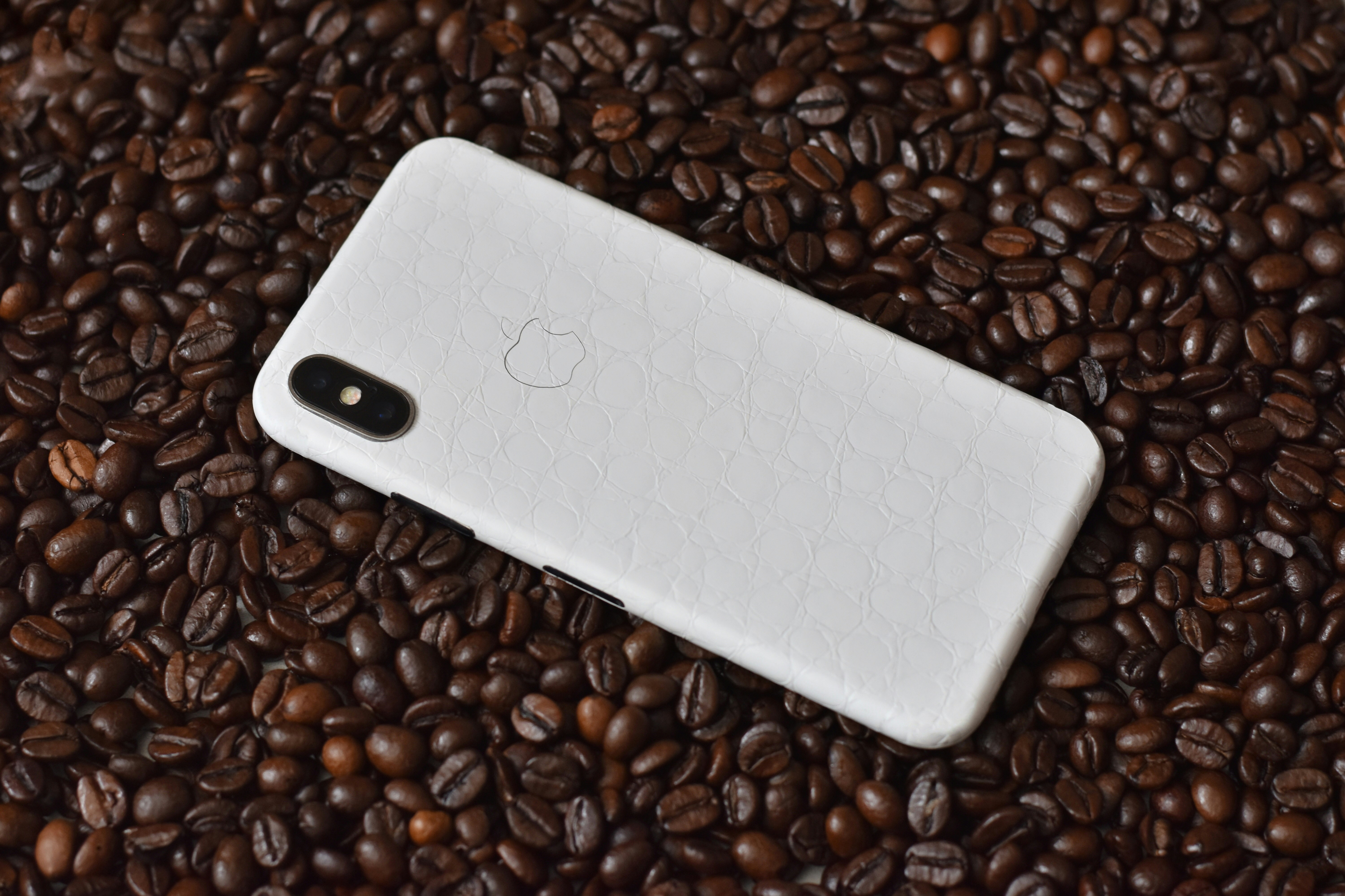 Cologne, Germany - iPhone on Caffee