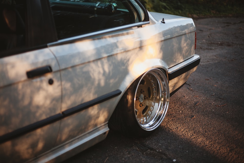 white coupe