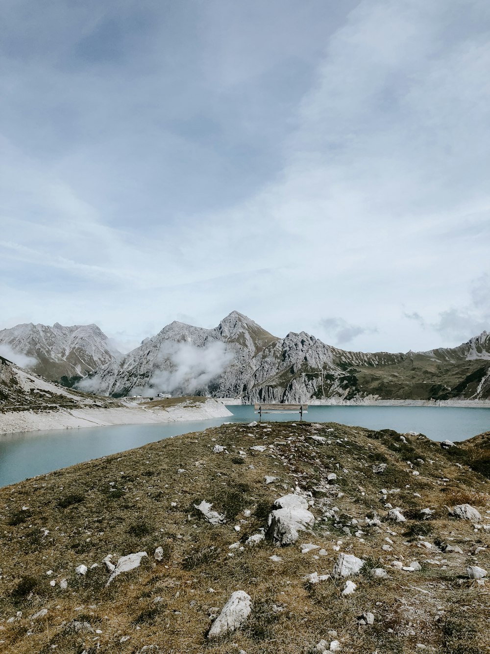 lake near mountains