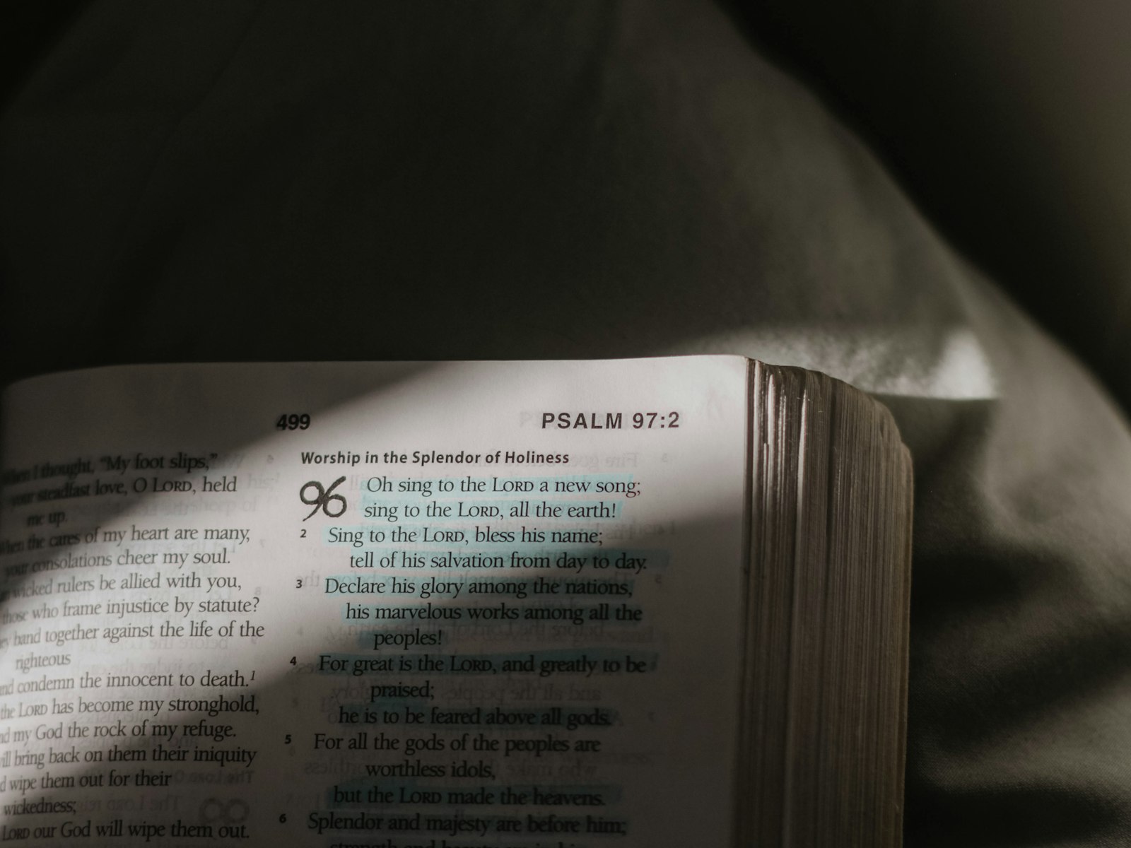 Canon EOS 700D (EOS Rebel T5i / EOS Kiss X7i) + Canon EF 50mm F1.4 USM sample photo. Holy bible on psalm photography
