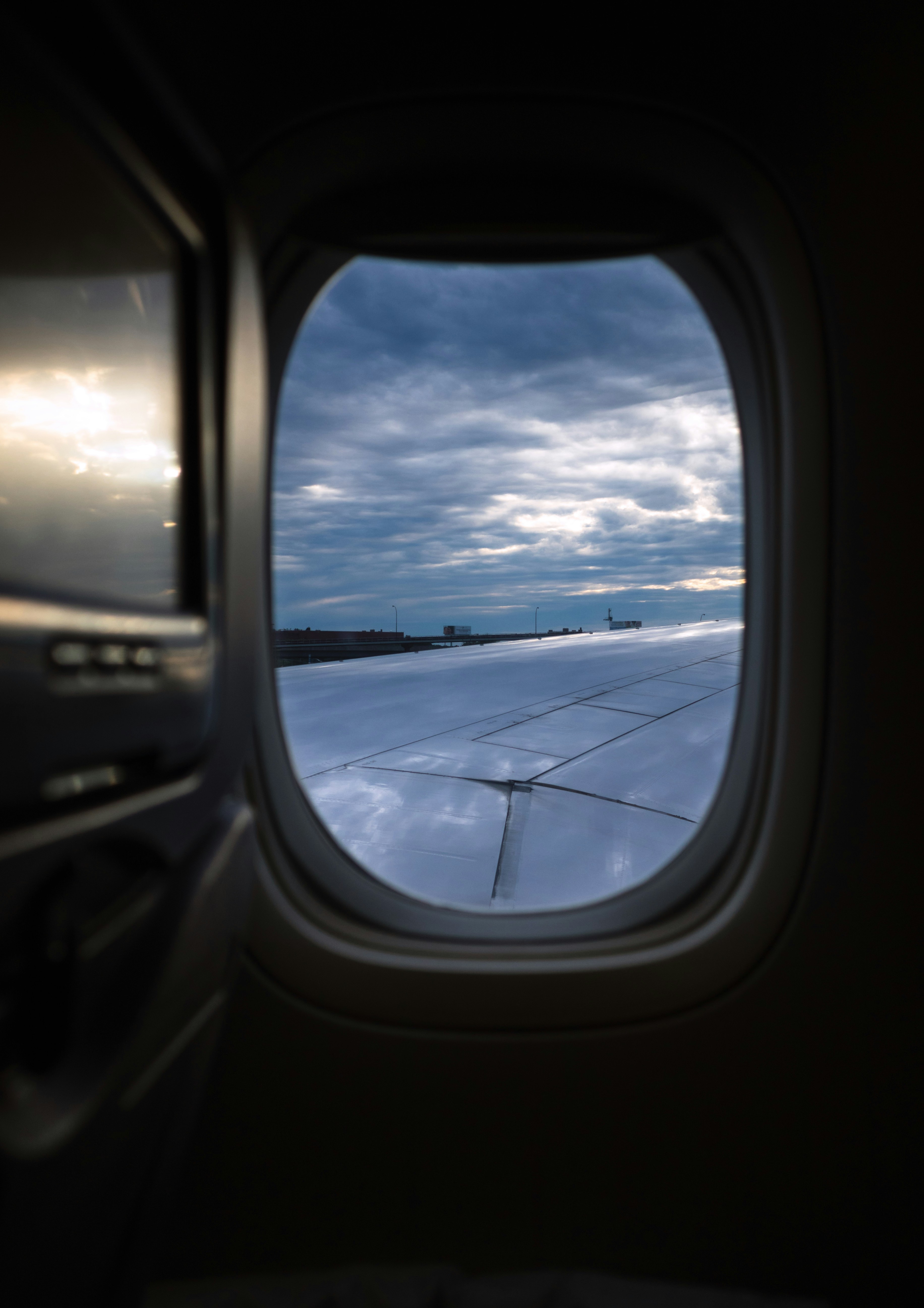 airliner view photography of sky