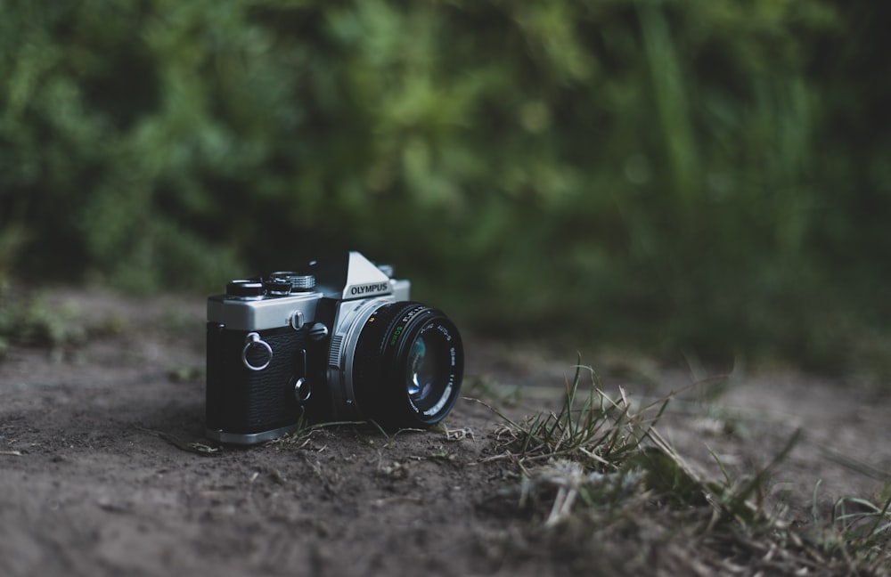 photo of digital camera on soil