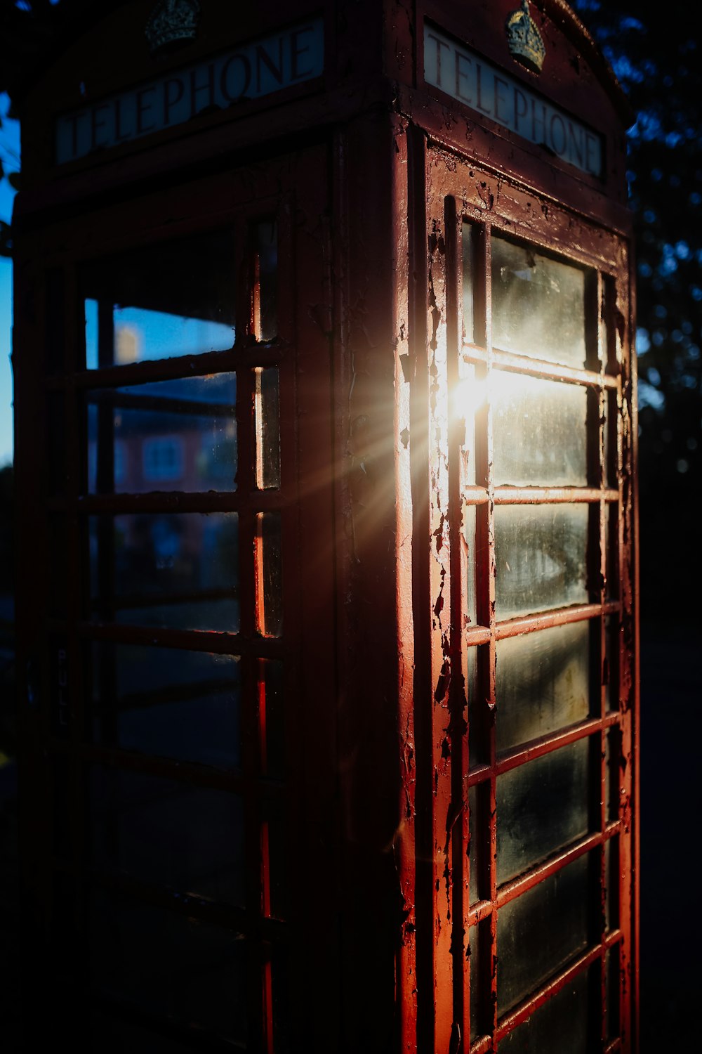 cabina telefónica roja