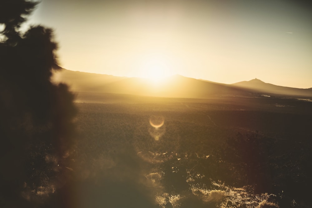 amanecer en la montaña