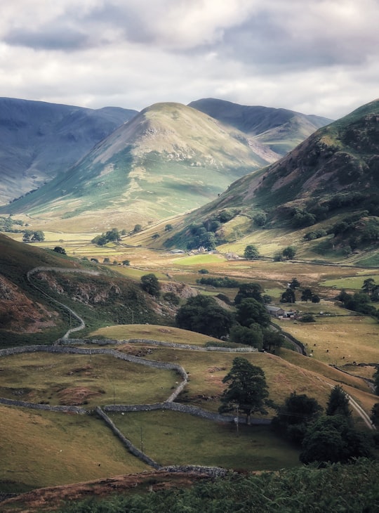 aerial photography of mountain during daytime in Hallin Fell United Kingdom