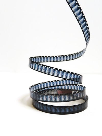 Bande de film enroulée