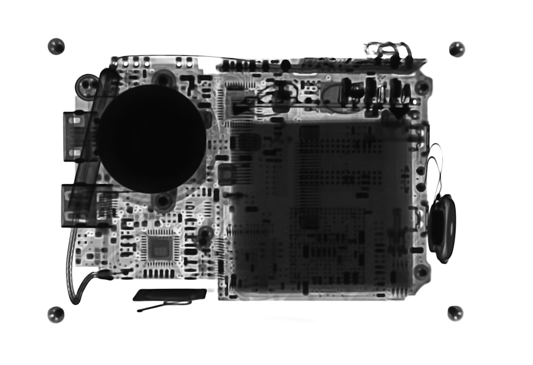 black and gray circuit board