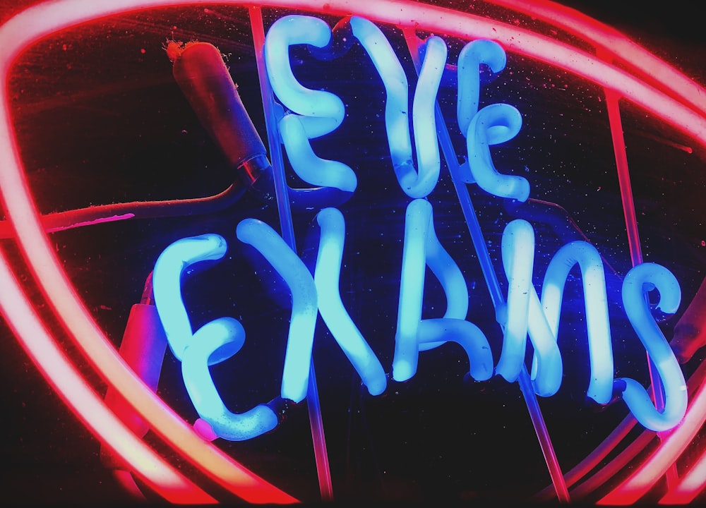 Eve Exams sign