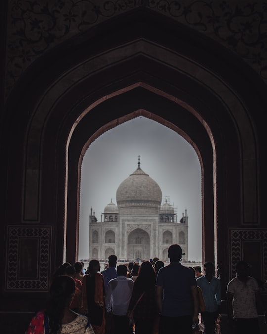 people inside room in Taj Mahal India