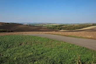 A panoramic view of fertile farmland ready for cultivation.