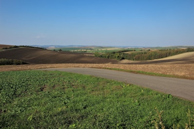 A panoramic view of fertile farmland ready for cultivation.