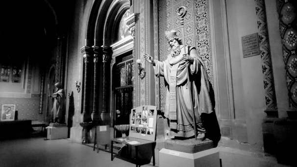 A photograph of a Masonic lodge interior.