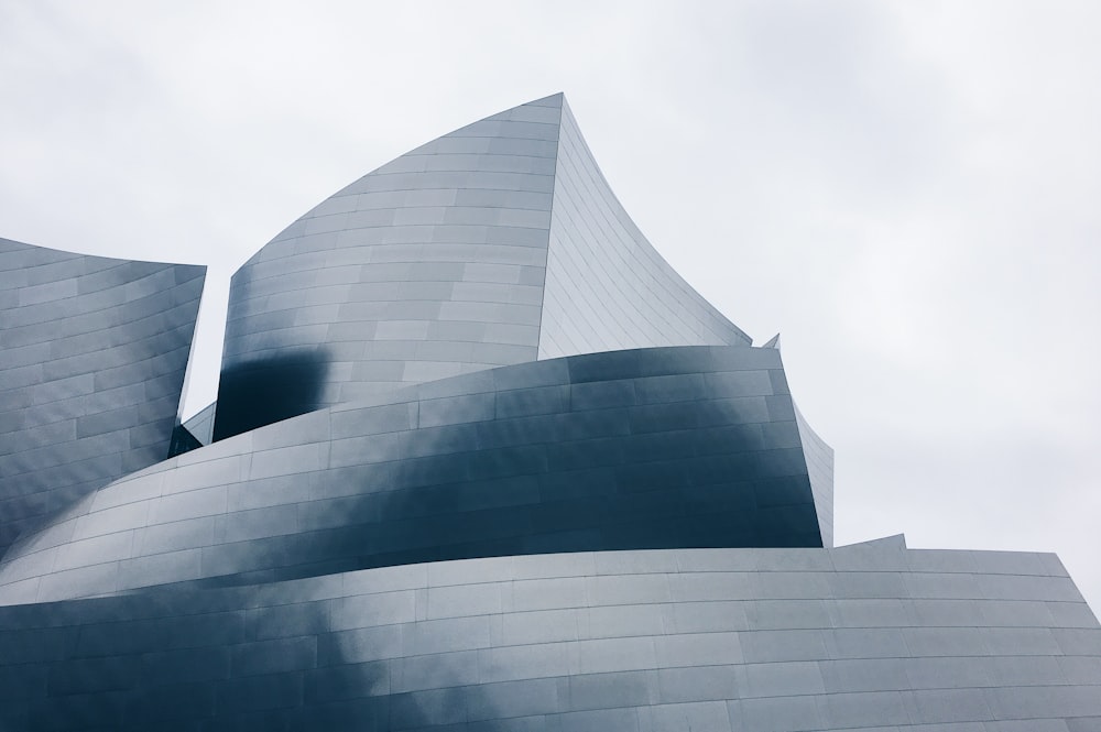 photo of building top under gray sky