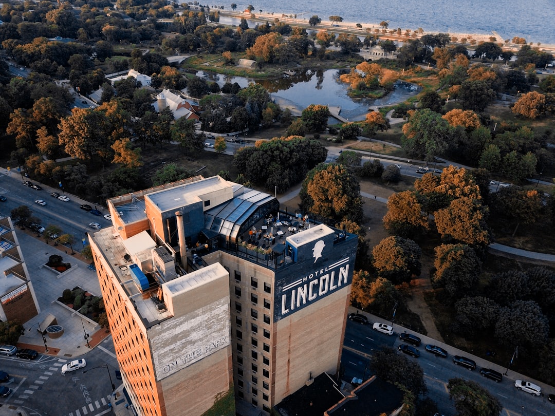 aerial photgraphy of buildings