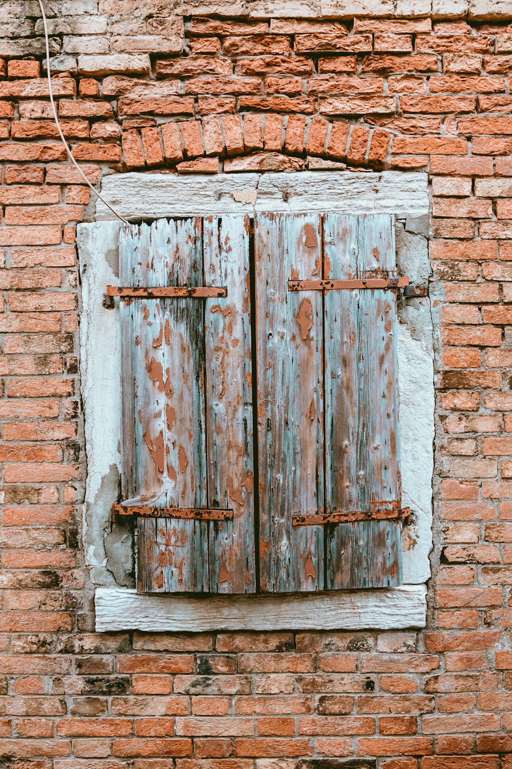 gray wooden door