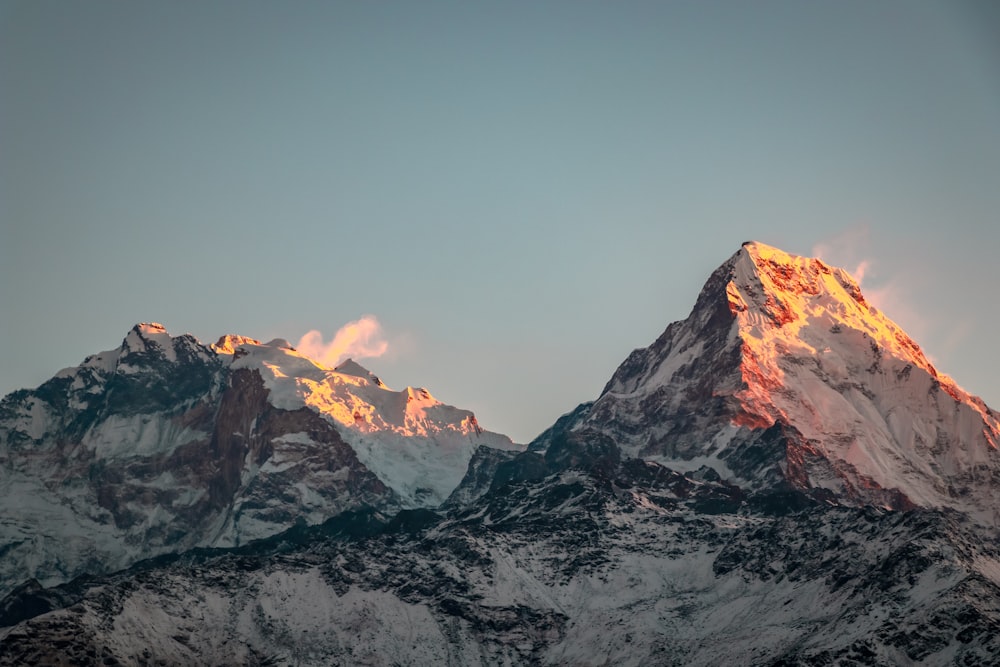 snow covered mountain