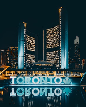 Toronto at nighttime
