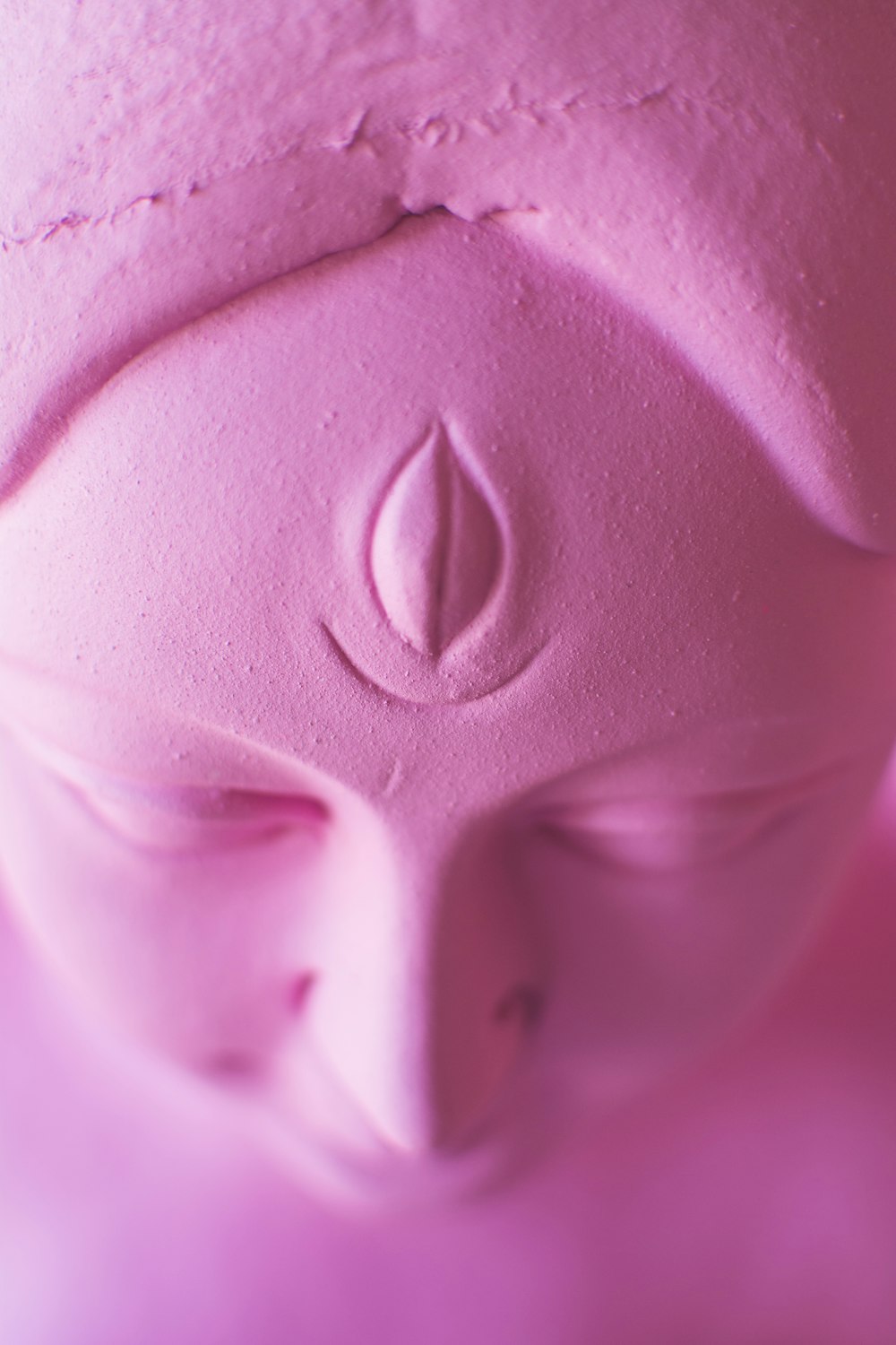 buddha pink statue